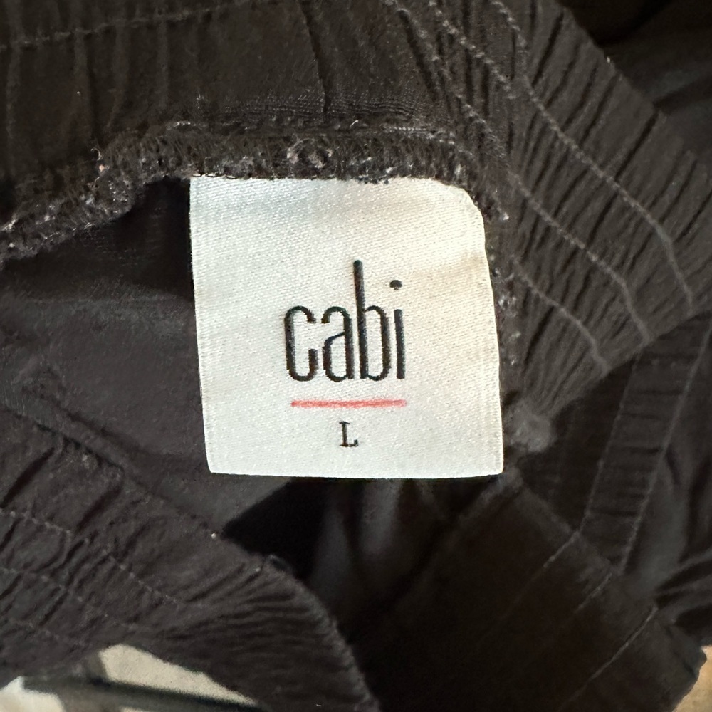 Cabi black flowy trouser. Wide leg. - Picture 3 of 8